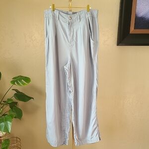Madewell Dusty Blue Wide Leg Pants Size 16